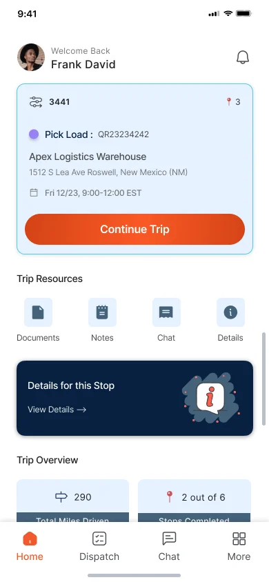 Rigbot TMS Driver app